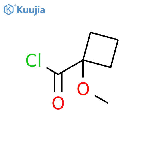 1-Methoxycyclobutane-1-carbonyl Chloride structure