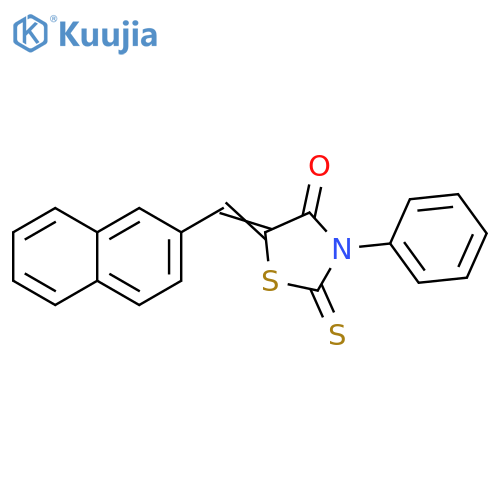 4-Thiazolidinone,5-(2-naphthalenylmethylene)-3-phenyl-2-thioxo- structure
