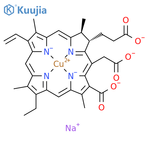 Chlorophyllin sodium copper salt structure