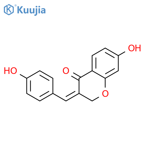 (E)-7-Hydroxy-3-(4-hydroxybenzylidene)chroman-4-one structure