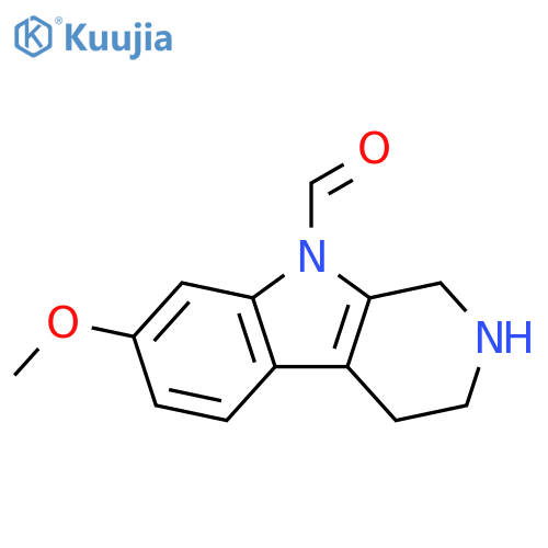 9H-Pyrido[3,4-b]indole-9-carboxaldehyde, 1,2,3,4-tetrahydro-7-methoxy- structure