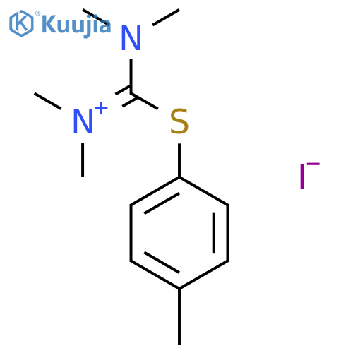 Methanaminium,N-[(dimethylamino)[(4-methylphenyl)thio]methylene]-N-methyl-, iodide structure
