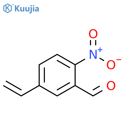 Benzaldehyde, 5-ethenyl-2-nitro- structure