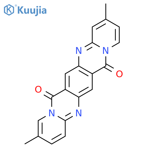 Pyrido[2,1-b]pyrido[1',2':1,2]pyrimido[4,5-g]quinazoline-7,15-dione, 2,11-dimethyl- structure