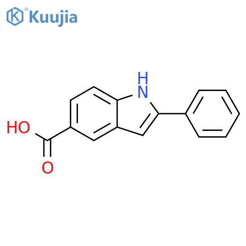 2-phenyl-1h-indole-5-carboxylic Acid structure