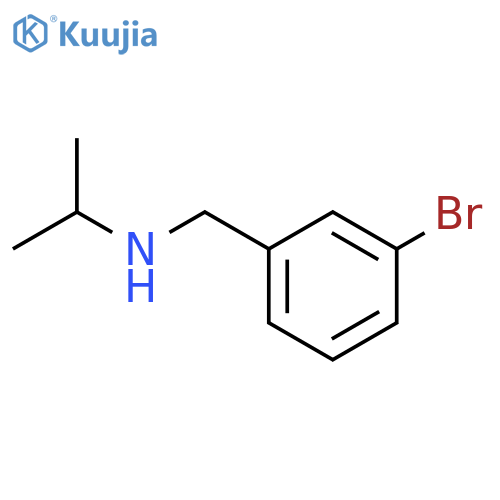 (3-Bromophenyl)methyl(propan-2-yl)amine structure