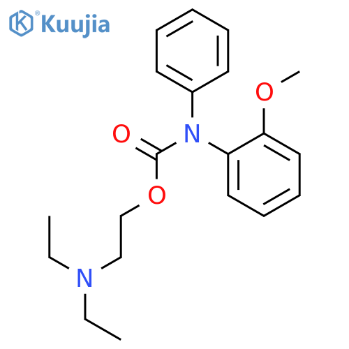 Carbanilic acid,o-methoxy-N-phenyl-, 2-diethylaminoethyl ester (6CI) structure