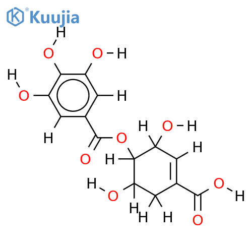 4-O-galloyl-(-)-shikimic acid structure