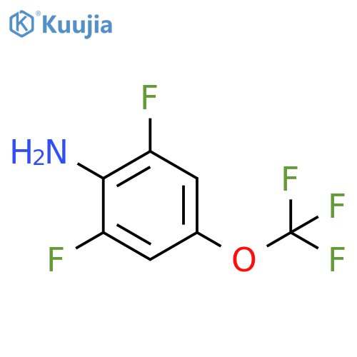 2,6-Difluoro-4-(trifluoromethoxy)aniline structure