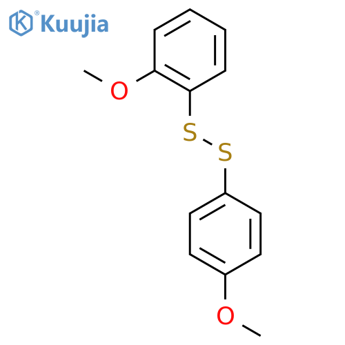 Disulfide, 2-methoxyphenyl 4-methoxyphenyl structure