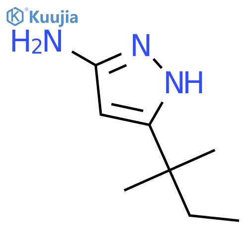 1H-Pyrazol-3-amine, 5-(1,1-dimethylpropyl)- structure