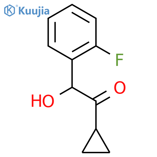 1-Cyclopropyl-2-(2-fluorophenyl)-2-hydroxy-ethanone structure