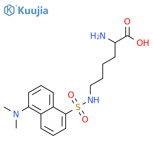 L-Lysine,N6-[[5-(dimethylamino)-1-naphthalenyl]sulfonyl]- structure