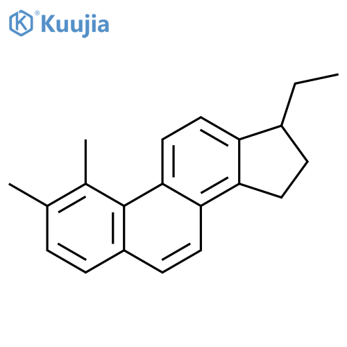 15H-Cyclopenta[a]phenanthrene, 17-ethyl-16,17-dihydrodimethyl- structure