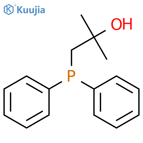 2-Propanol, 1-(diphenylphosphino)-2-methyl- structure