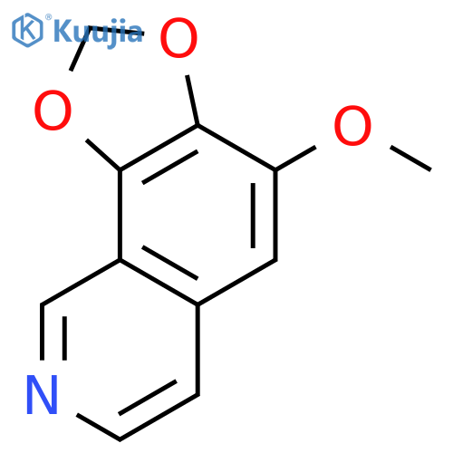 1,3-Dioxolo[4,5-h]isoquinoline, 4-methoxy- structure
