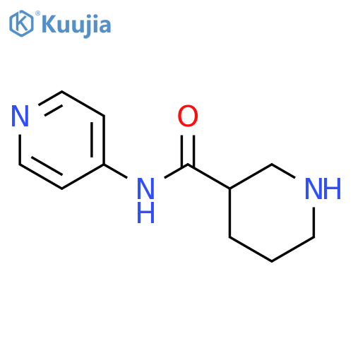 N-(Pyridin-4-yl)piperidine-3-carboxamide structure