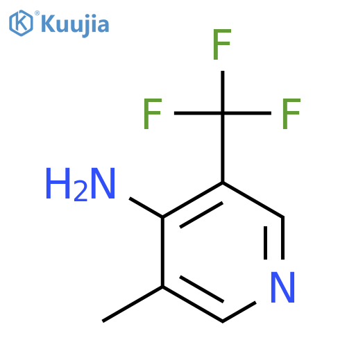 4-Pyridinamine, 3-methyl-5-(trifluoromethyl)- structure