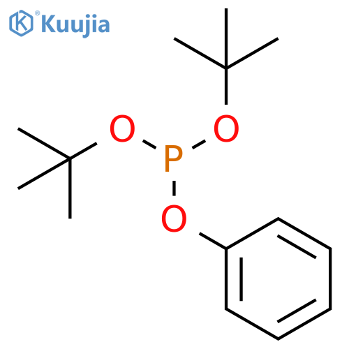 Phosphorous acid, bis(1,1-dimethylethyl) phenyl ester structure