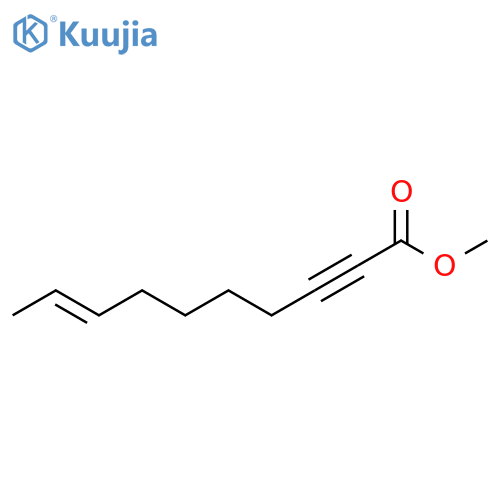 8-Decen-2-ynoic acid, methyl ester, (E)- structure