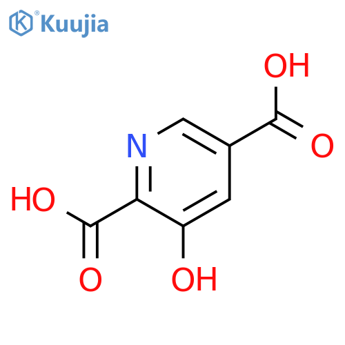 3-hydroxypyridine-2,5-dicarboxylic acid structure