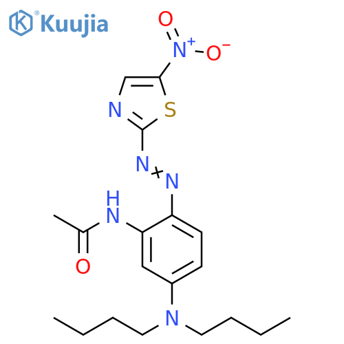Acetamide, N-[5-(dibutylamino)-2-[(5-nitro-2-thiazolyl)azo]phenyl]- structure