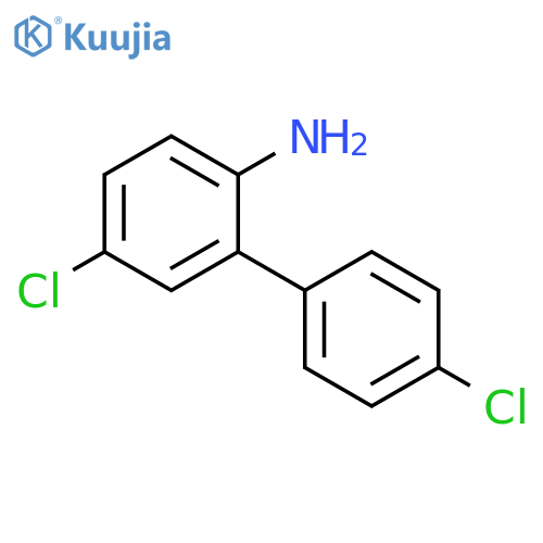 4-chloro-2-(4-chlorophenyl)aniline structure