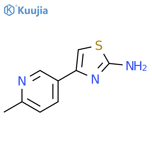 4-(6-methylpyridin-3-yl)-1,3-thiazol-2-amine structure
