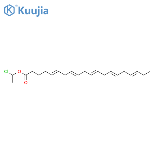 5,8,11,14,17-Eicosapentaenoic acid, 1-chloroethyl ester structure