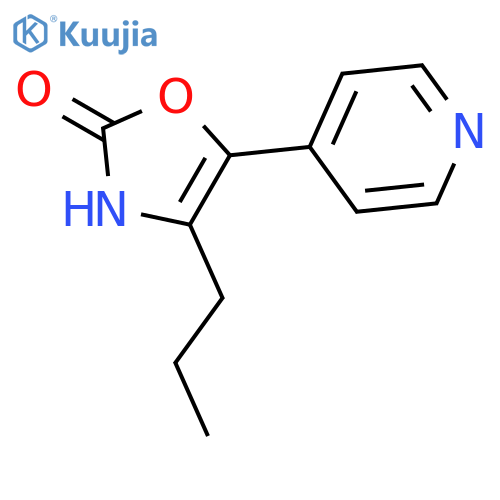 2(3H)-Oxazolone,4-propyl-5-(4-pyridinyl)- structure