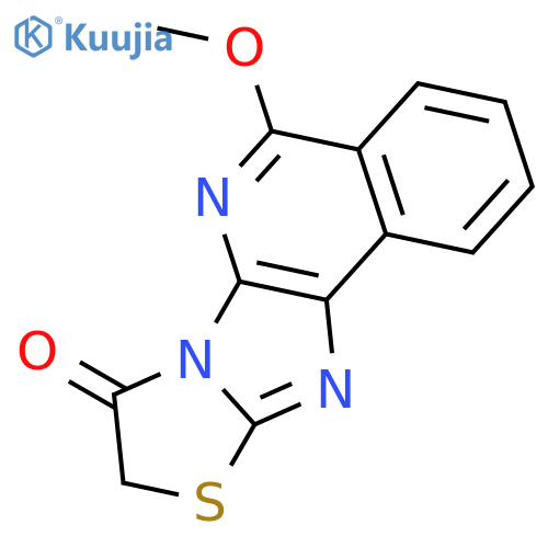 Thiazolo[2',3':2,3]imidazo[4,5-c]isoquinolin-8(9H)-one, 5-methoxy- structure