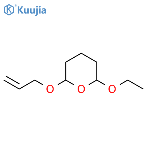 2H-Pyran, 2-ethoxytetrahydro-6-(2-propenyloxy)- structure