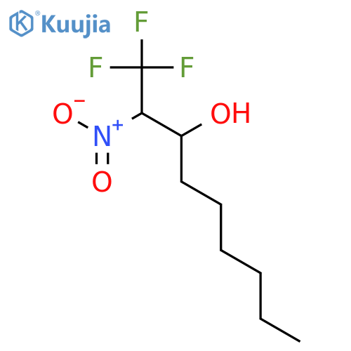 1,1,1-trifluoro-2-nitrononan-3-ol structure
