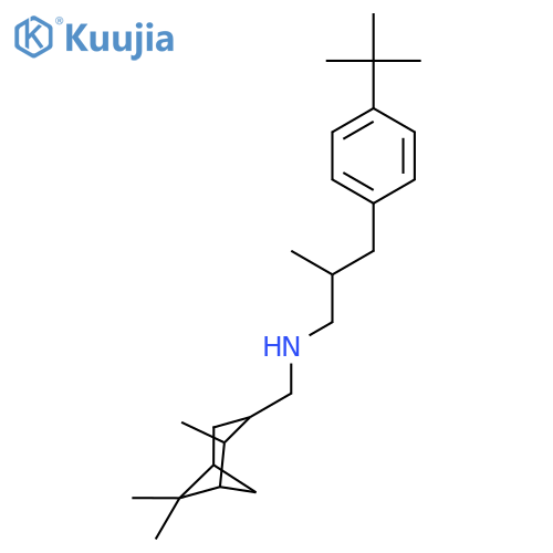 Bicyclo[3.1.1]heptane-3-methanamine, N-[3-[4-(1,1-dimethylethyl)phenyl]-2-methylpropyl]-2,6,6-trimethyl- structure