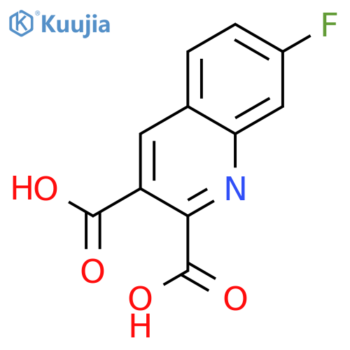 7-fluoroquinoline-2,3-dicarboxylic Acid structure