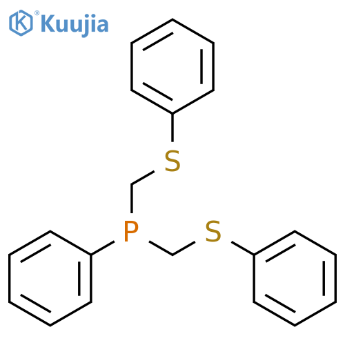 Phenyl-bis(phenylsulfanylmethyl)phosphane structure