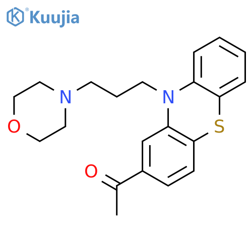 Ethanone,1-[10-[3-(4-morpholinyl)propyl]-10H-phenothiazin-2-yl]- structure