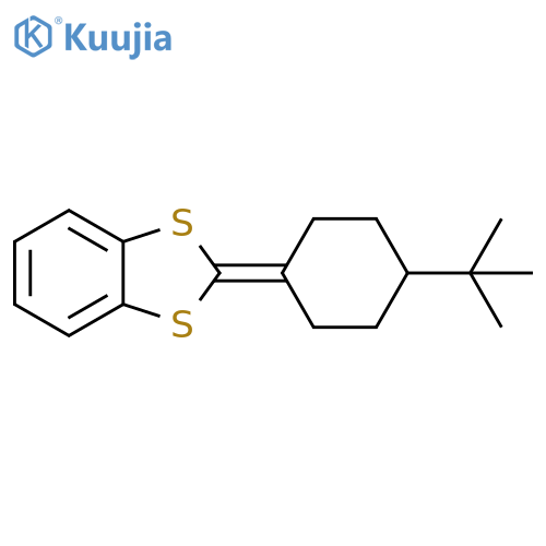 1,3-Benzodithiole, 2-[4-(1,1-dimethylethyl)cyclohexylidene]- structure