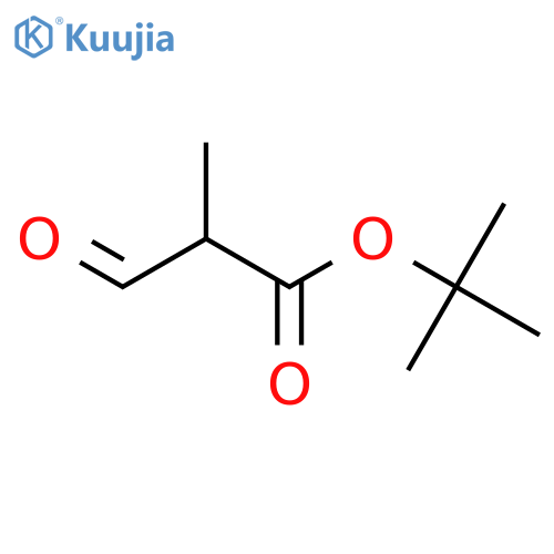 Propanoic acid, 2-methyl-3-oxo-, 1,1-dimethylethyl ester structure