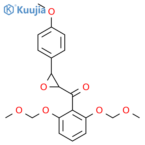 Methanone,[2,6-bis(methoxymethoxy)phenyl][3-(4-methoxyphenyl)oxiranyl]- structure