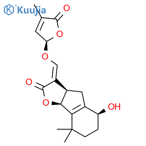 2H-Indeno[1,2-b]furan-2-one,3-[[[(2R)-2,5-dihydro-4-methyl-5-oxo-2-furanyl]oxy]methylene]-3,3a,4,5,6,7,8,8b-octahydro-5-hydroxy-8,8-dimethyl-,(3E,3aR,5S,8bS)- structure