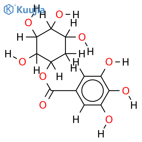 1-O-galloyl-proto-quercitol structure