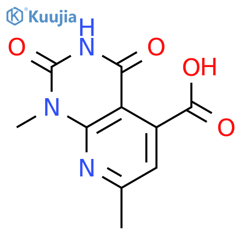 1,7-Dimethyl-2,4-dioxo-1,2,3,4-tetrahydropyrido2,3-dpyrimidine-5-carboxylic Acid structure