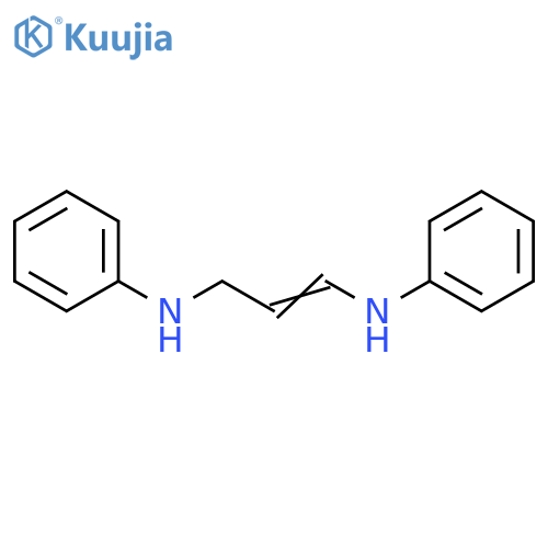 1-Propene-1,3-diamine, N,N'-diphenyl- structure