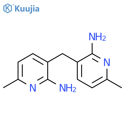 2-Pyridinamine, 3,3'-methylenebis[6-methyl- structure