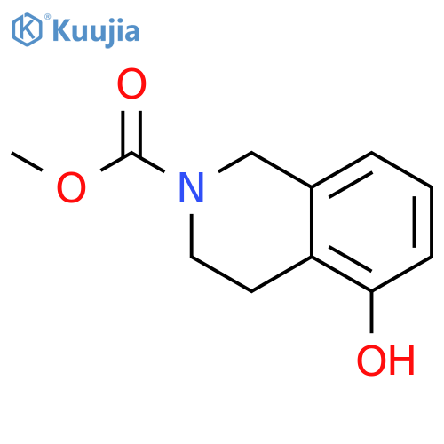 METHYL 5-HYDROXY-3,4-DIHYDRO-2(1H)-ISOQUINOLINECARBOXYLATE structure