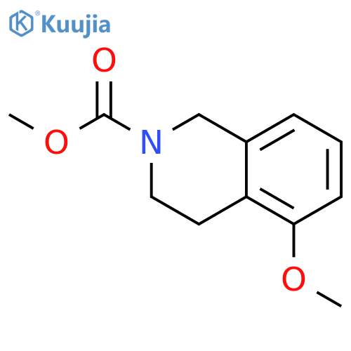methyl 5-methoxy-3,4-dihydro-1H-isoquinoline-2-carboxylate structure