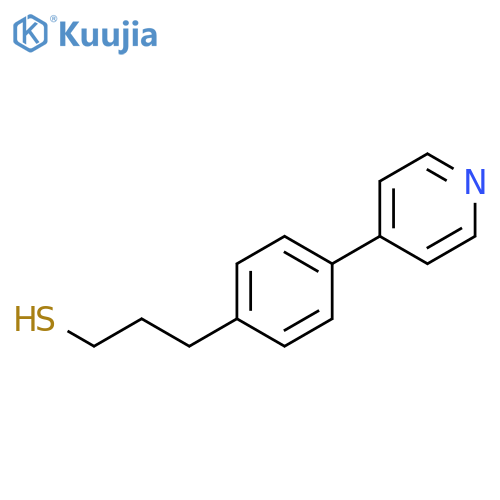 Benzenepropanethiol, 4-(4-pyridinyl)- structure