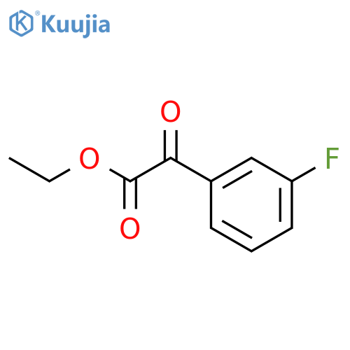 Benzeneacetic acid,3-fluoro-a-oxo-, ethyl ester structure