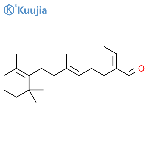5-Octenal, 2-ethylidene-6-methyl-8-(2,6,6-trimethyl-1-cyclohexen-1-yl)-, (2E,5E)- structure